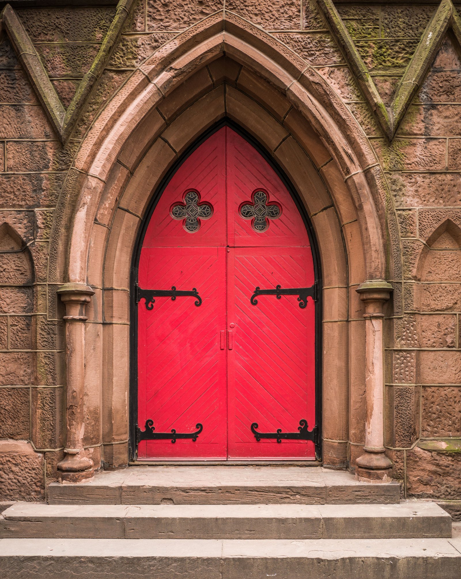 Red Church Door